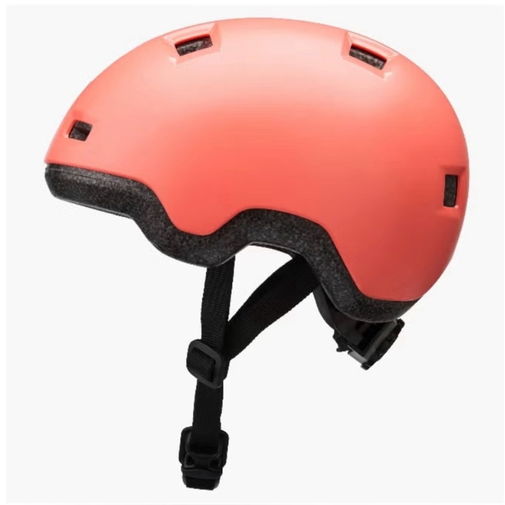 OXELO BY DECATHLON,Kids' Inline Skating Skateboard Scooter Helmet B100 - Coral